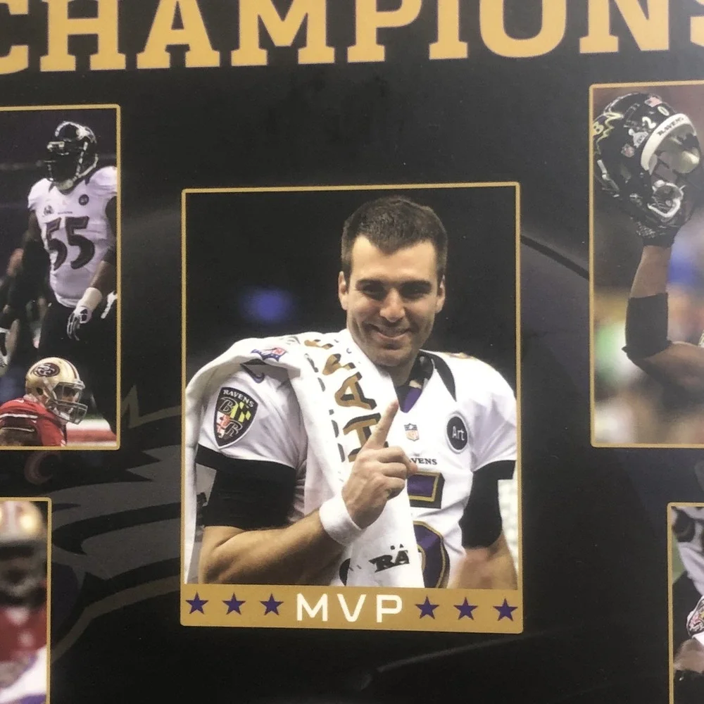 Baltimore Ravens Super Bowl 47 Championship Picture Plaque